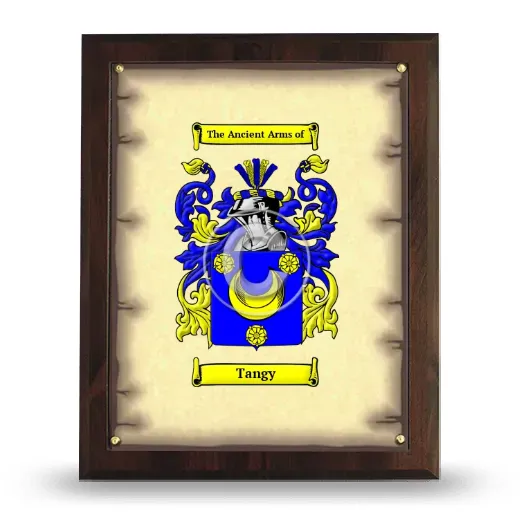 Tangy Coat of Arms Plaque