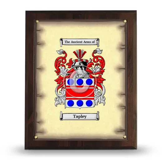 Tapley Coat of Arms Plaque
