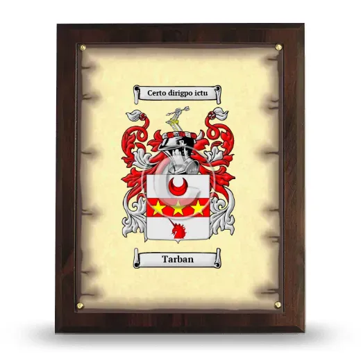 Tarban Coat of Arms Plaque