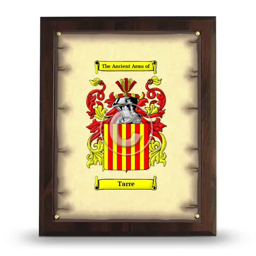 Tarre Coat of Arms Plaque