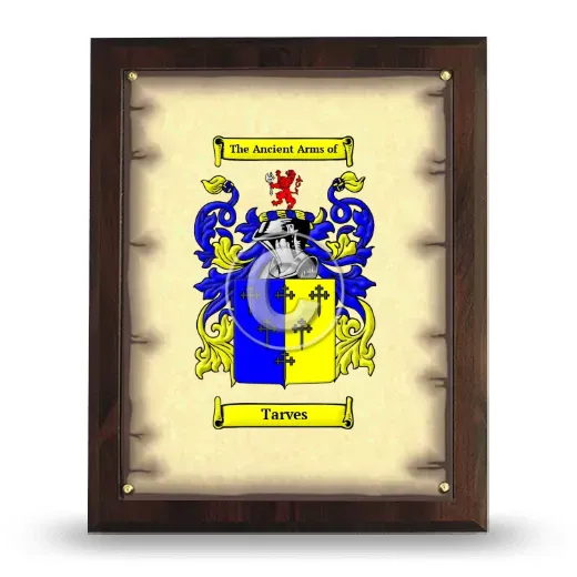 Tarves Coat of Arms Plaque