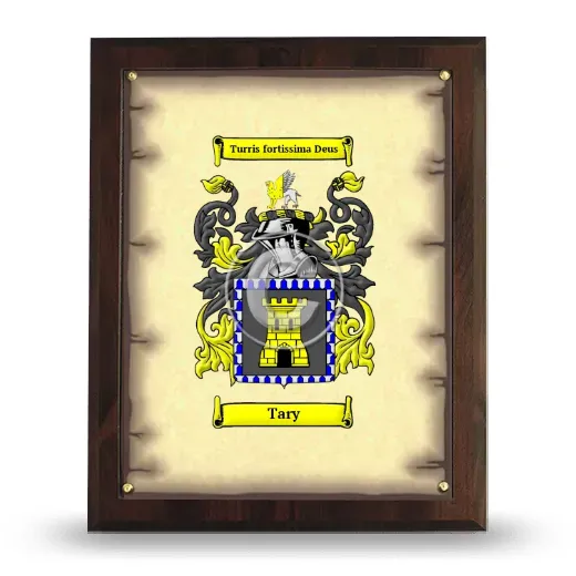 Tary Coat of Arms Plaque