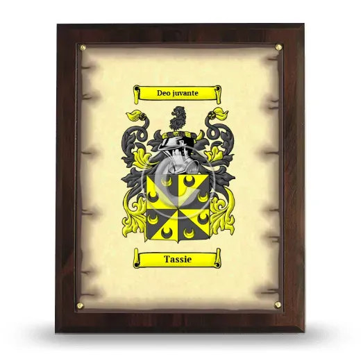 Tassie Coat of Arms Plaque