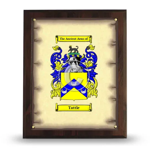 Tattle Coat of Arms Plaque