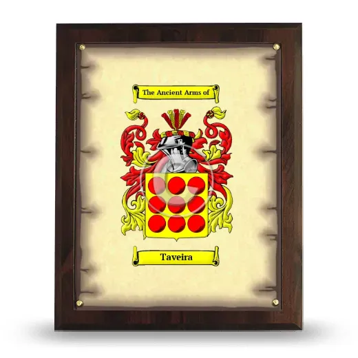 Taveira Coat of Arms Plaque