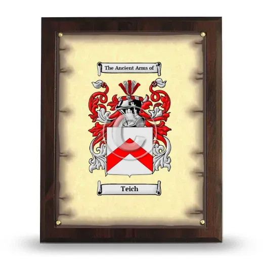 Teich Coat of Arms Plaque