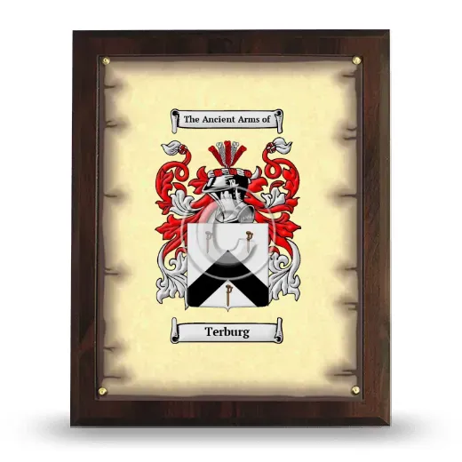 Terburg Coat of Arms Plaque