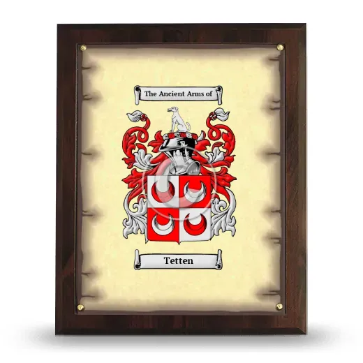 Tetten Coat of Arms Plaque