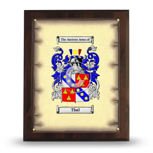 Thal Coat of Arms Plaque