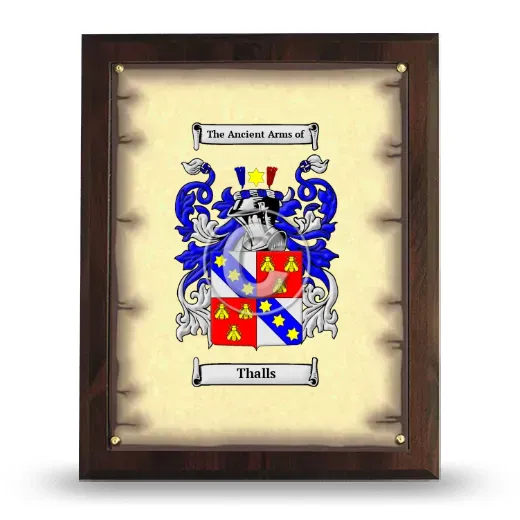 Thalls Coat of Arms Plaque