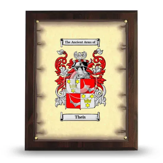 Theis Coat of Arms Plaque