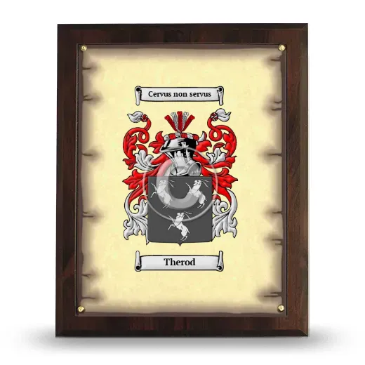 Therod Coat of Arms Plaque