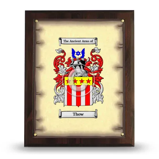 Thow Coat of Arms Plaque
