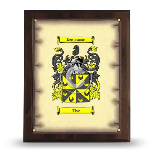 Tise Coat of Arms Plaque