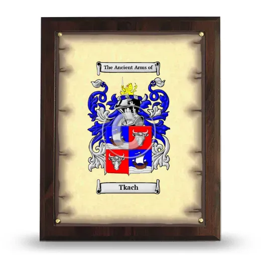 Tkach Coat of Arms Plaque
