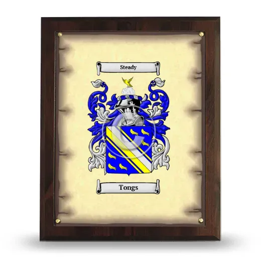 Tongs Coat of Arms Plaque