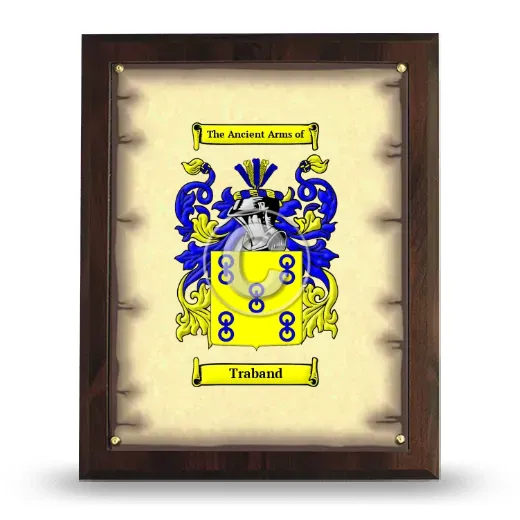 Traband Coat of Arms Plaque