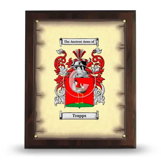 Trapps Coat of Arms Plaque