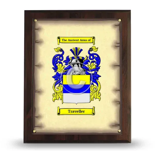 Traveller Coat of Arms Plaque