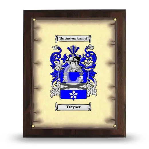 Trayner Coat of Arms Plaque