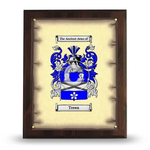 Treen Coat of Arms Plaque