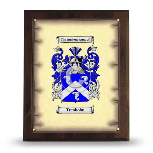 Trenholm Coat of Arms Plaque