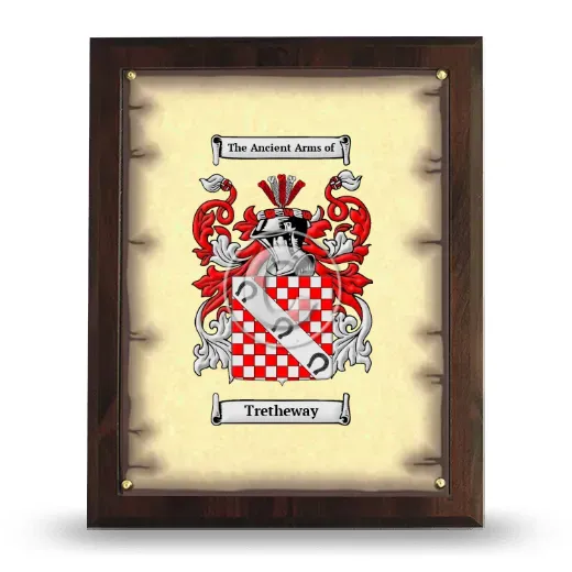 Tretheway Coat of Arms Plaque