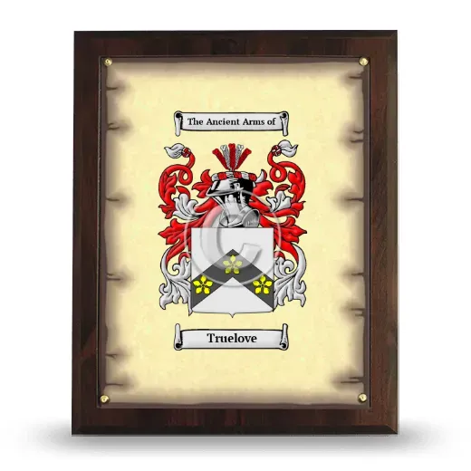 Truelove Coat of Arms Plaque