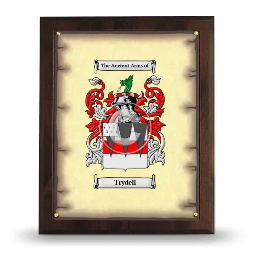 Trydell Coat of Arms Plaque