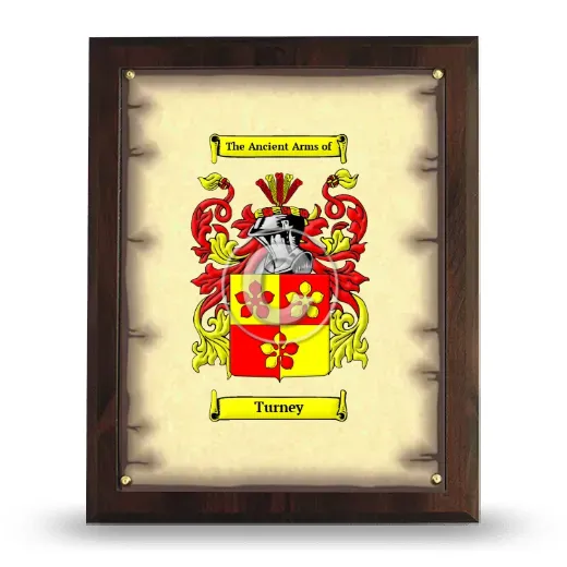 Turney Coat of Arms Plaque