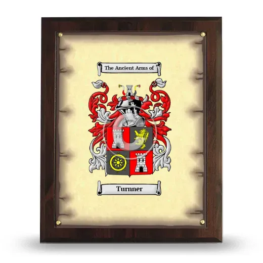 Turnner Coat of Arms Plaque