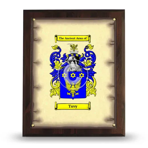 Tuvy Coat of Arms Plaque