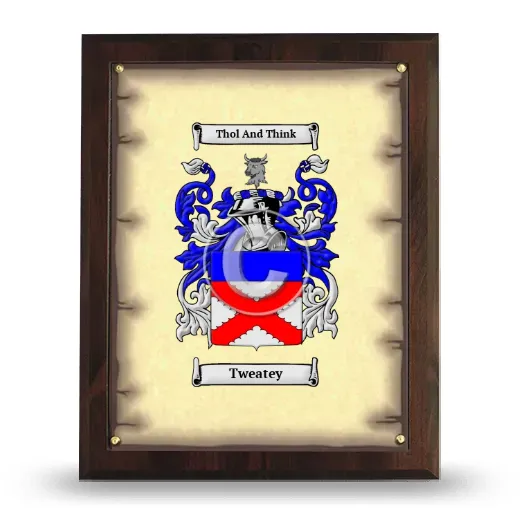 Tweatey Coat of Arms Plaque