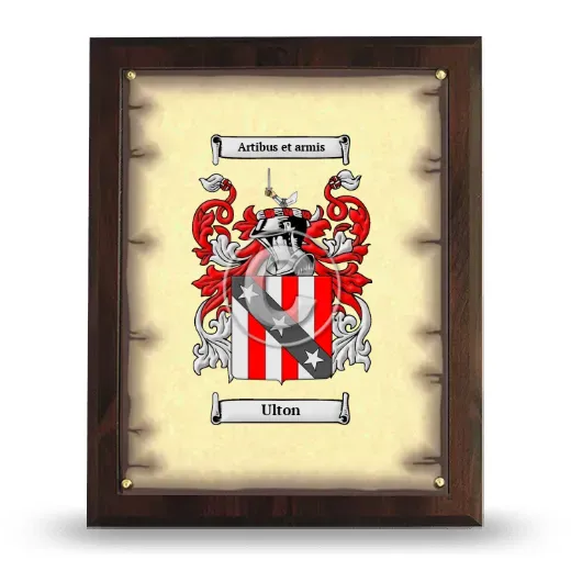 Ulton Coat of Arms Plaque