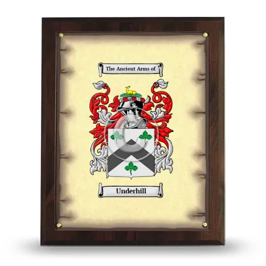 Underhill Coat of Arms Plaque