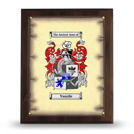 Vanzile Coat of Arms Plaque