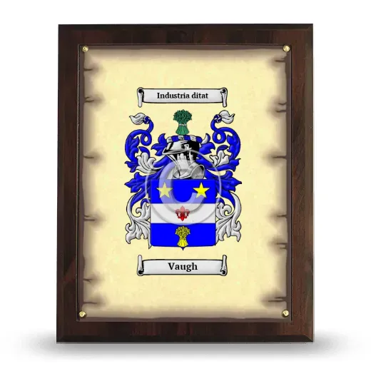 Vaugh Coat of Arms Plaque