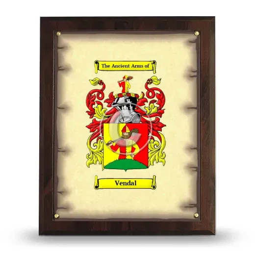 Vendal Coat of Arms Plaque