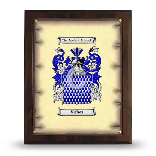 Viches Coat of Arms Plaque