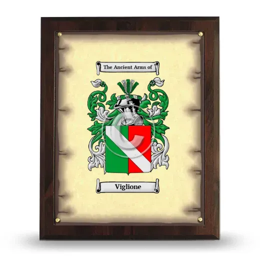 Viglione Coat of Arms Plaque