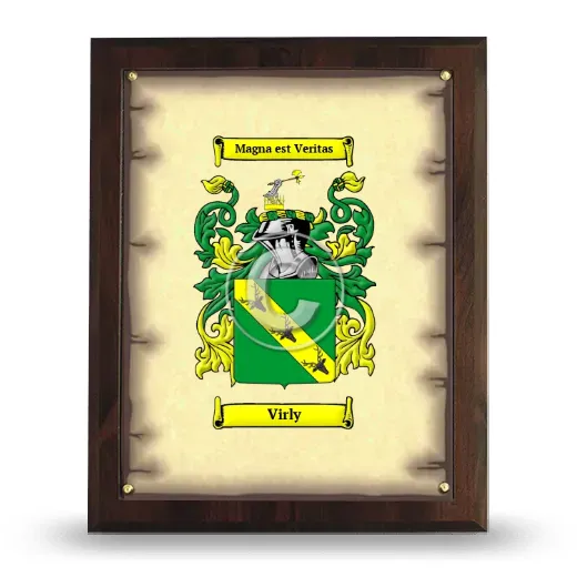 Virly Coat of Arms Plaque