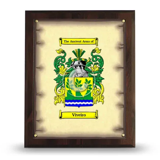 Viveiro Coat of Arms Plaque