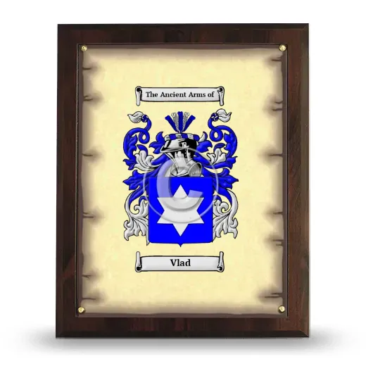 Vlad Coat of Arms Plaque