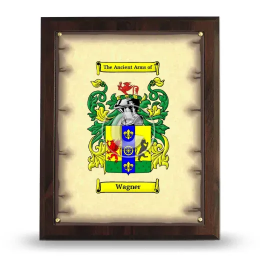 Wagner Coat of Arms Plaque