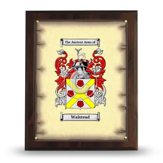 Walstead Coat of Arms Plaque