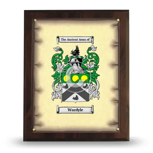 Wardyle Coat of Arms Plaque