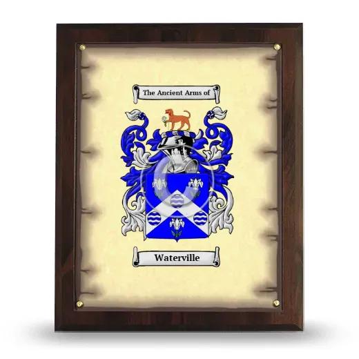 Waterville Coat of Arms Plaque