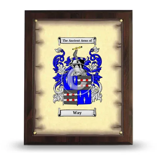 Way Coat of Arms Plaque