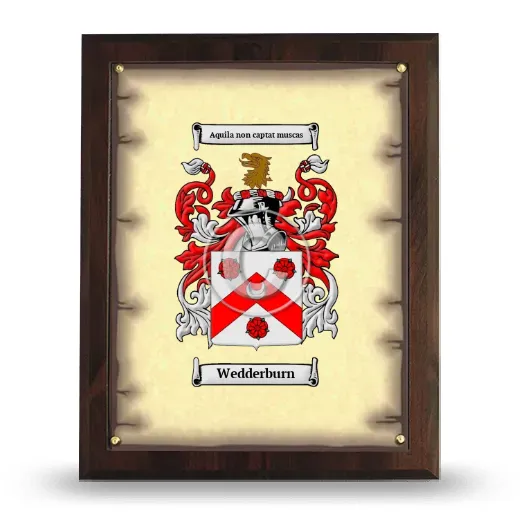 Wedderburn Coat of Arms Plaque