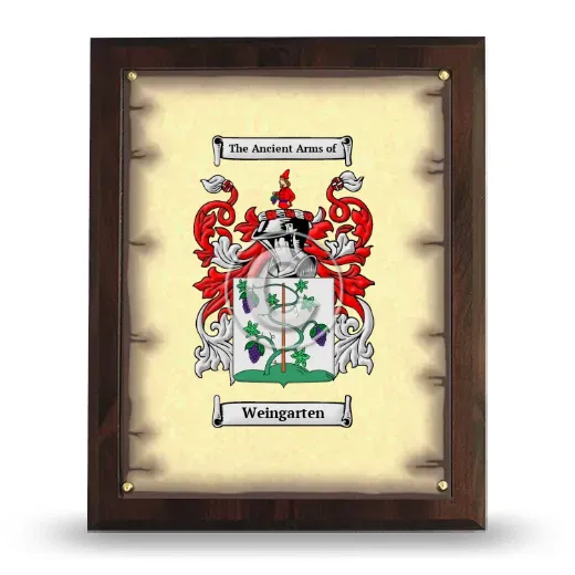 Weingarten Coat of Arms Plaque